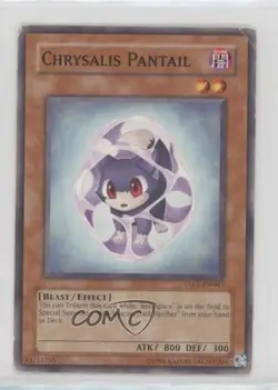 Chrysalis Pantail Unlimited YuGiOh Tactical Evolution #TAEV-EN0007 2007 05v0 - Image 1