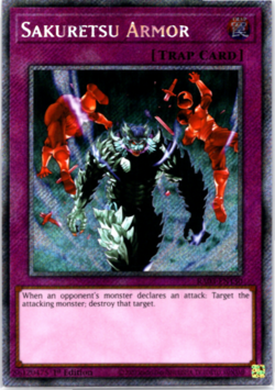 Sakuretsu Armor - RA03-EN130 - Platinum Secret Rare - 1st Edition - Yugioh - Image 1