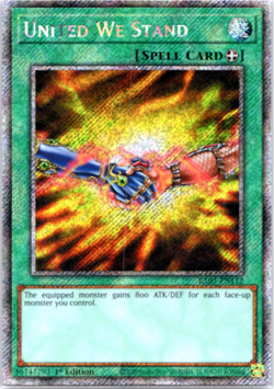 United We Stand - RA03-EN112 - Platinum Secret Rare - 1st Edition - Yugioh - Image 1