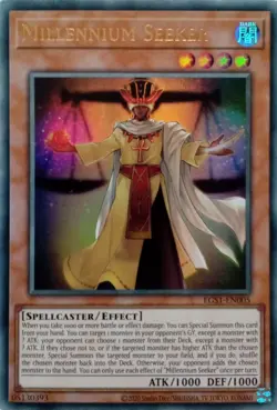EGS1-EN005 MILLENNIUM SEEKER ULTRA RARE UNLIMITED EDITION YuGiOh CARD - Image 1