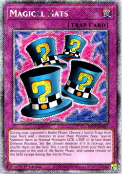 Magical Hats - RA03-EN107 - Platinum Secret Rare - 1st Edition - Yugioh - Image 1