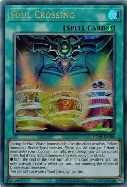 EGS1-EN002 SOUL CROSSING ULTRA RARE UNLIMITED EDITION YuGiOh CARD - Image 1