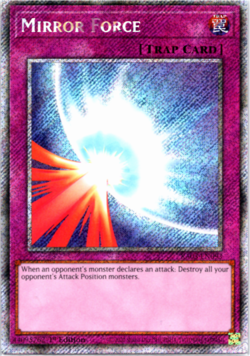 Mirror Force - RA03-EN093 - Platinum Secret Rare - 1st Edition - Yugioh - Image 1