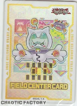 YUGIOH Yummy Snatchy JUSH Field Center Token SEALED Justice Hunters Promo NM - Image 1