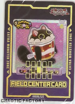 YUGIOH Cupsy Yummy JUSH Field Center Token SEALED Justice Hunters Promo NM - Image 1