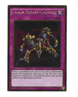 Yugioh! Chain Disappearance PGL2-EN064 Gold Rare 1st Edition - Image 1