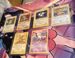 Fossil Pokemon Lot Of 6 Cards Dragonite, Raichu, Kabutops, Magneton Holos & MORE - Image 1