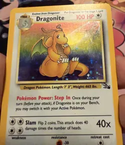 Fossil Pokemon Lot Of 6 Cards Dragonite, Raichu, Kabutops, Magneton Holos & MORE - Image 5