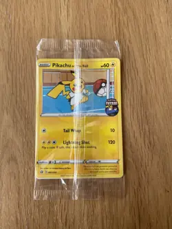 Pokemon Pikachu On the Ball UK Exclusive Card 001/005 Sealed Mint Condition - Image 1