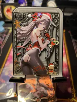 Goddess Story Metal Card Serialized Anime Waifu Anime Hu Tao Genshin - Image 1