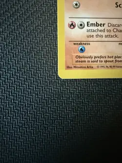 Pokemon Charmander 46/102 1st Edition Shadowless Base Set Card 1999 Unplayed NM - Image 2