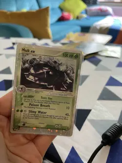 Pokemon TCG Muk EX 2003 Rare Vintage Holo Card Dragons 96/97 - Image 4