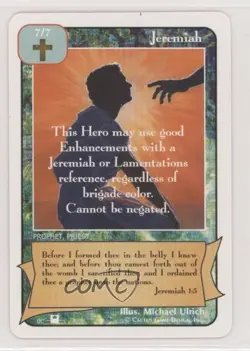 2007 Redemption - Collectible Card Game: Priests Expansion Set Jeremiah gl9 - Image 1