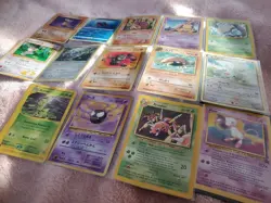 LOT 14 Pokemon Cards - Mixed - Mew, Geodude, Abra, Ghastly, Vulpix, Cubone - Image 1