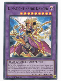 Lunalight Sabre Dancer - (LED4-EN045 - 1st Ed - Super Rare) - NM - Yugioh - Image 1