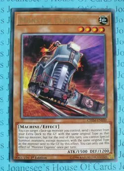 Monster Express CHIM-EN000 Silver Rare Yu-Gi-Oh Card 1st Edition New - Image 1