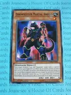 Dinowrestler Martial Ampelo CHIM-EN006 Common Yu-Gi-Oh Card 1st Edition New - Image 1