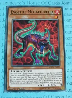 Evoltile Megachirella CHIM-EN020 Common Yu-Gi-Oh Card 1st Edition New - Image 1