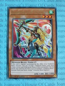 Gladiator Beast Sagittarii CHIM-EN011 Silver Rare Yu-Gi-Oh Card 1st Edition New - Image 1