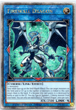 Firewall Dragon - TN23-EN008 - Quarter Century Secret Rare 1st Edition - Yugioh - Image 1
