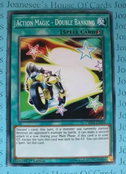 Action Magic - Double Banking CHIM-EN094 Common Yu-Gi-Oh Card 1st Edition New - Image 1