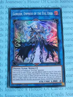 Gorgon, Empress of the Evil Eyed CHIM-EN048 Super Rare Yu-Gi-Oh Card - Image 1