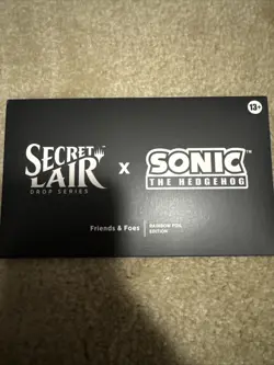 Secret Lair x Sonic: Friends & Foes Foil Rainbow 🌈SEALED!! MTG In Hand - Image 1