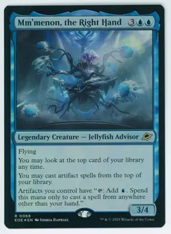 Mm'menon, the Right Hand Foil 0068 EOE NM/MT [Edge of Eternities:MTG] - Image 1