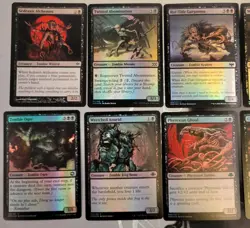 MTG Zombie Lot of 10 Tribal Magic The Gathering Black Swamp - Image 2