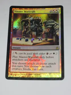 MTG - FOIL - Master Warcraft - Ravnica: City of Guilds - LP - Image 1