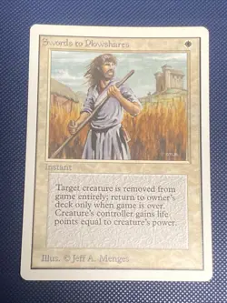Swords to Plowshares x1 mtg Unlimited Nm-Lp - Image 1