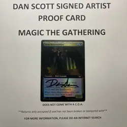 WIZARDS OF THE COAST Aven Heartstabber Signed By Dan Scott MTG Artist Proof - Image 5