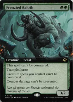 Frenzied Baloth (Extended Art) R Edge of Eternities 342 - Image 1