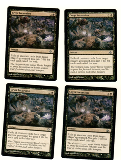 Set Of 4 Crypt Incursion Dragons Maze #23 Magic The Gathering Playset - Image 3