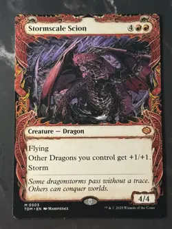 Stormscale Scion #0303 M [Tarkir: Dragonstorm] [Showcase] Non-Foil LP/NM - Image 1