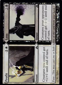 1x Foil - Profit / Loss - Magic the Gathering MTG Dragon's Maze Foil - Image 1