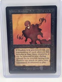 RARE MAGIC THE GATHERING MTG NETHER SHADOW BETA NEAR MINT/ MINT 1993 - Image 1