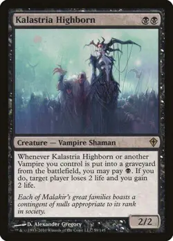 Magic The Gathering MTG KALASTRIA HIGHBORN Worldwake NM Near Mint - Image 1