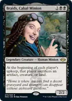 Magic The Gathering MTG BRAIDS, CABAL MINION Modern Horizons 2 NM Near Mint - Image 1