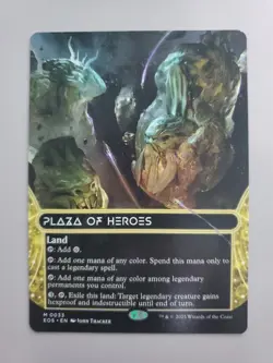 MTG Plaza of Heroes Edge of Eternities: Stellar Sights Borderless Rare - Image 1