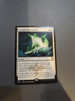 MTG Cosmic Intervention - Kaldheim Commander #003 - Image 1