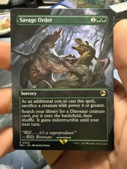Savage Order (Borderless) Universes Beyond: Jurassic World Collection Regular - Image 3