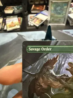 Savage Order (Borderless) Universes Beyond: Jurassic World Collection Regular - Image 4