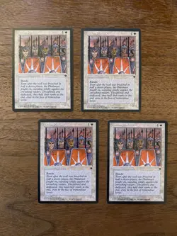 Icatian Phalanx NM+ x4 NEVER PLAYED MTG Fallen Empires Magic 1995 FREE SHIPPING - Image 1
