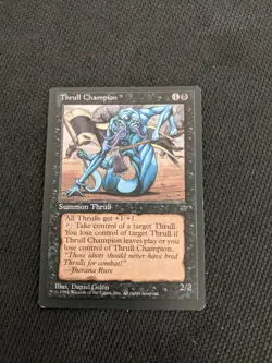 Thrull Champion Card 1994 Fallen Empires Magic the Gathering Un Played Fresh - Image 1
