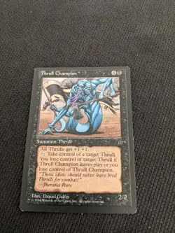 Thrull Champion Card 1994 Fallen Empires Magic the Gathering Un Played Fresh - Image 2
