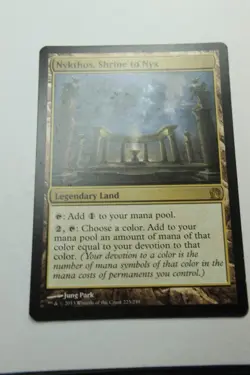 MTG Nykthos Shrine to Nyx x1- -Theros-Lightly Played - Image 1