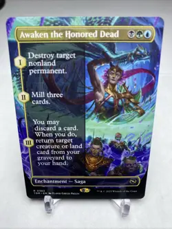 Awaken the Honored Dead (Borderless) Tarkir: Dragonstorm Regular 0383 Mint / NM - Image 1