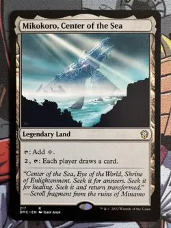 Mikokoro, Center of the Sea DMC 217 Rare Dominaria United Commander NM MTG - Image 1