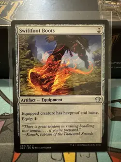 Swiftfoot Boots C20 254 Commander 2020 Magic The Gathering Near Mint MTG - Image 1
